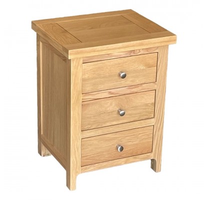 Como 3 Drawer Bedside Cabinet